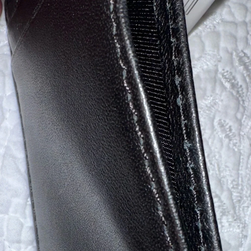 Dockers Black Leather Front Pocket Wallet